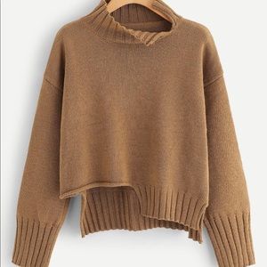 Split Dip Hem Jumper
